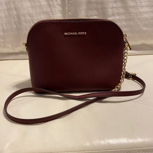 NWT Burgundy Michael Kors Crossbody Bag